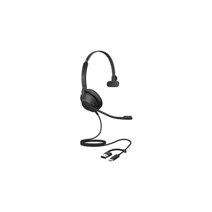 Jabra Evolve2 30 SE UC Mono Wired Headset with USB‑C/A Connectivity-tpstech.in