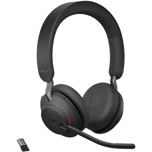 Jabra Evolve2 65 MS Stereo Wireless Headset with USB‑A Dongle-tpstech.in
