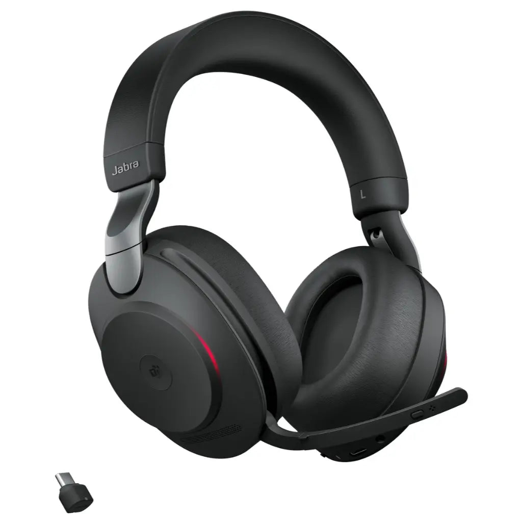 Jabra Evolve2 85 MS Stereo Wireless Headset with USB‑C & Active Noise Cancellation-tpstech.in