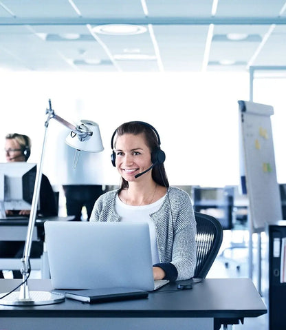 Jabra Evolve 20 MS USB-A+USB-C Professional Wired Stereo Headset with Ultimate Noise Cancellation Mic - Black