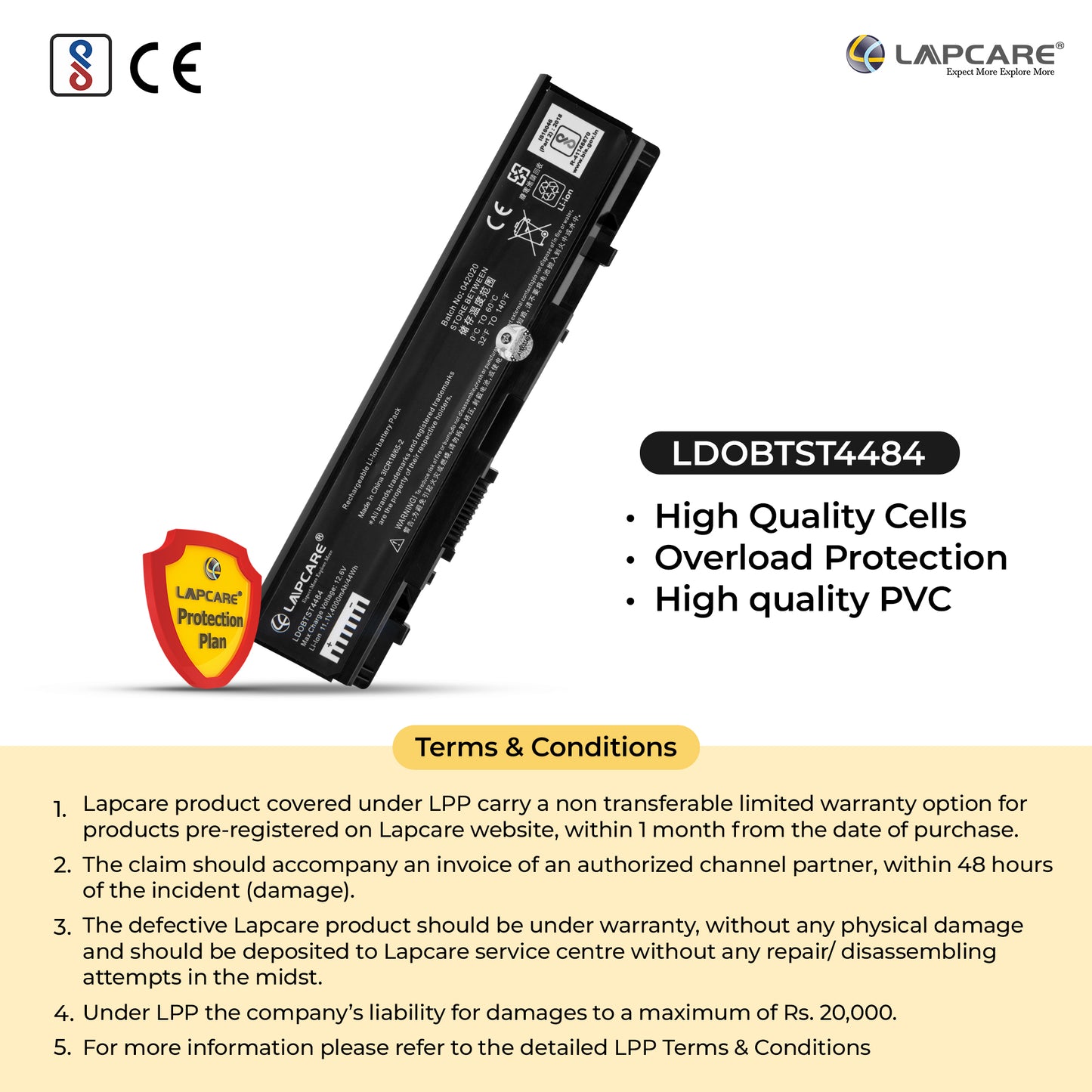 Dell Studio 1555 Series Compatible Laptop Battery 11.1V 4000mAh 6-Cell