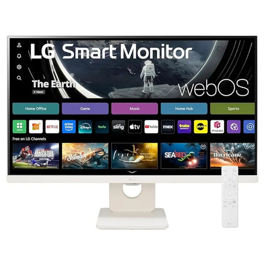 LG 25SR50F-W 24.5" Full HD IPS MyView Smart Monitor with webOS Built-in Speakers-tpstech