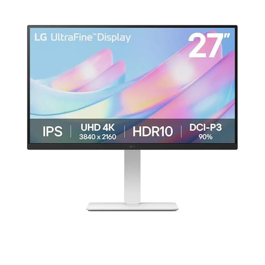 LG 27US550-W 27" 60Hz 5ms 4K UHD IPS Monitor with HDR10 Adjustable Stand-tpstech.in