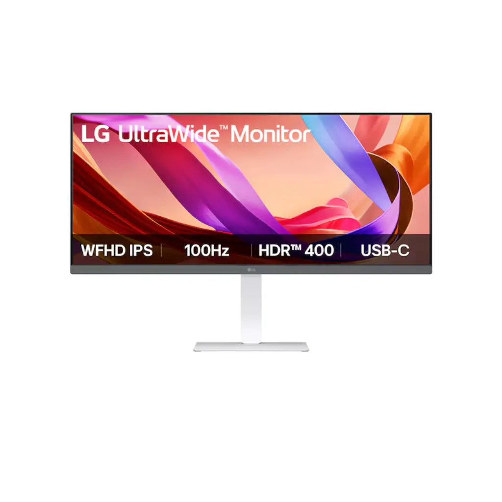 LG 34U530A-W 34" 100Hz UltraWide WFHD IPS Monitor Height Adjustable Stand – White-tpstech.in