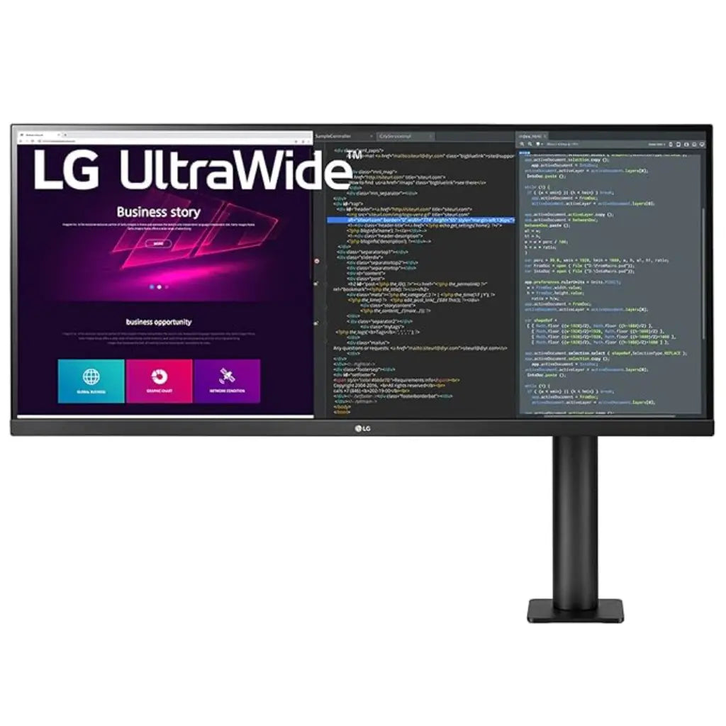 LG 34WN780-B 34" UltraWide Ergo QHD IPS HDR10 Monitor with Ergo Stand-tpstech