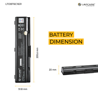 Toshiba Dynabook AX/52E Series Compatible Laptop Battery 4000mAh 10.8V 6 Cell