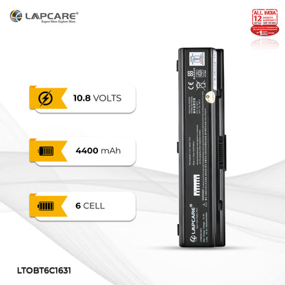 Toshiba Dynabook AX/52E Series Compatible Laptop Battery 4000mAh 10.8V 6 Cell