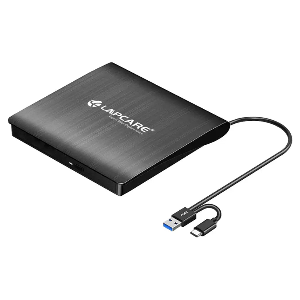 Lapcare Cruz LDW 009 USB 3.0 Type C External DVD Writer-tpstech.in