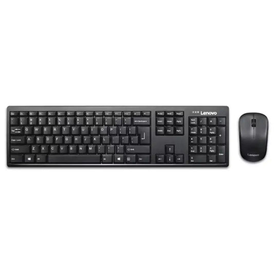 Lenovo 100 Wireless Keyboard & Mouse Combo with 2.4GHz Nano USB Receiver-tpstech.in