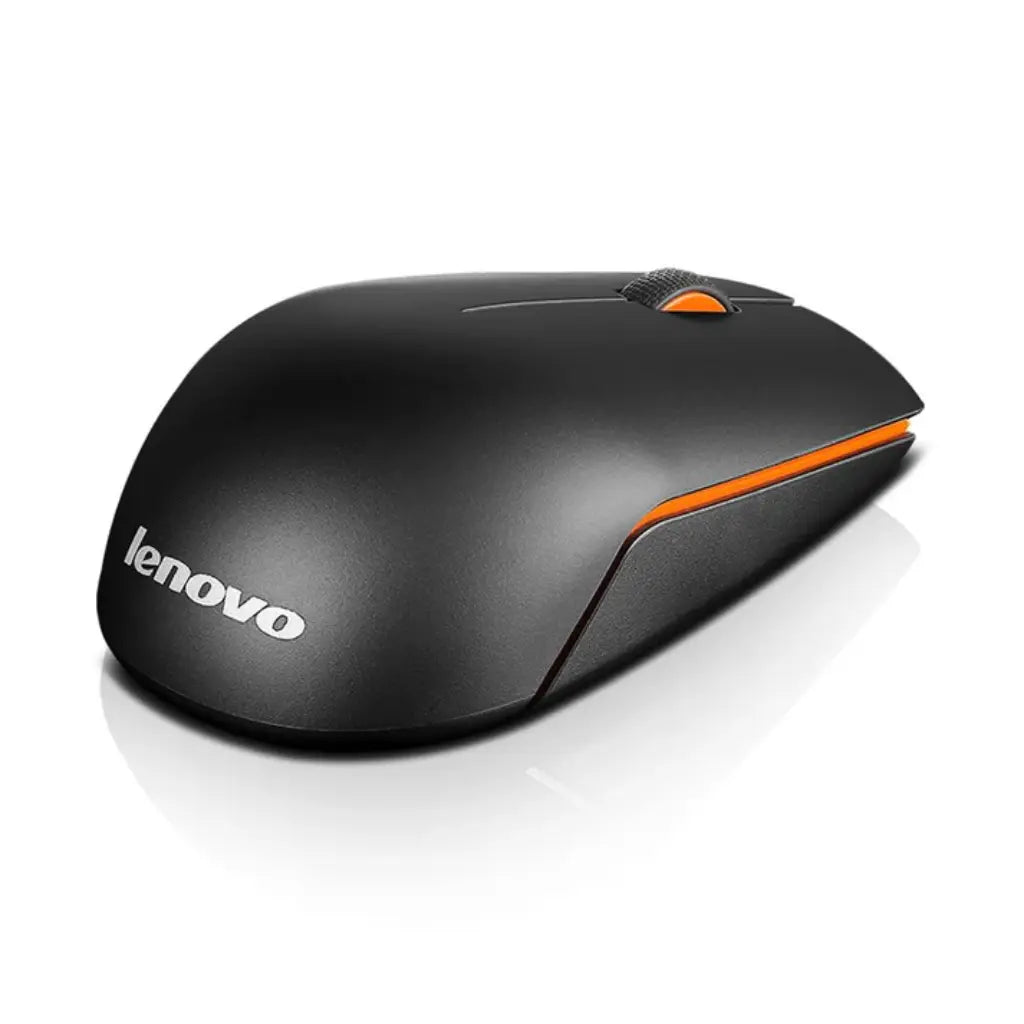 Lenovo 500 2.4GHz 1000 DPI Wireless Mouse - Black-tpstech.in