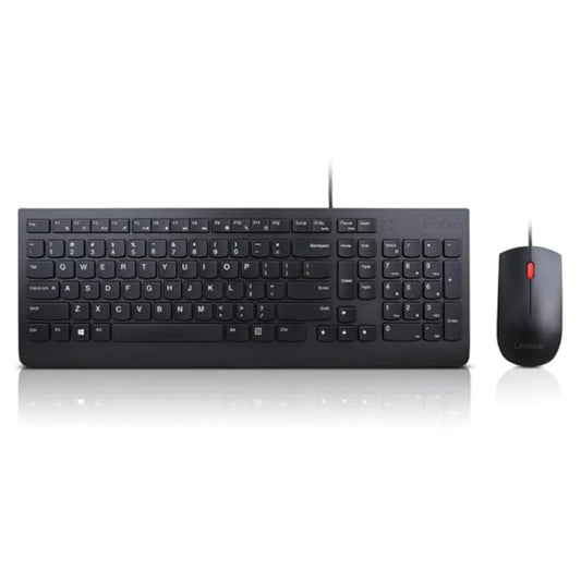 Lenovo Essential 4X30L79883 Wired Keyboard & Mouse Combo - Black-tpstech.in