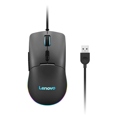 Lenovo M210 8000 DPI RGB Gaming Wired USB Mouse-tpstech.in