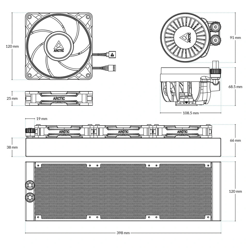 ARCTIC Liquid Freezer III Pro 360 360mm AIO CPU Liquid Cooler