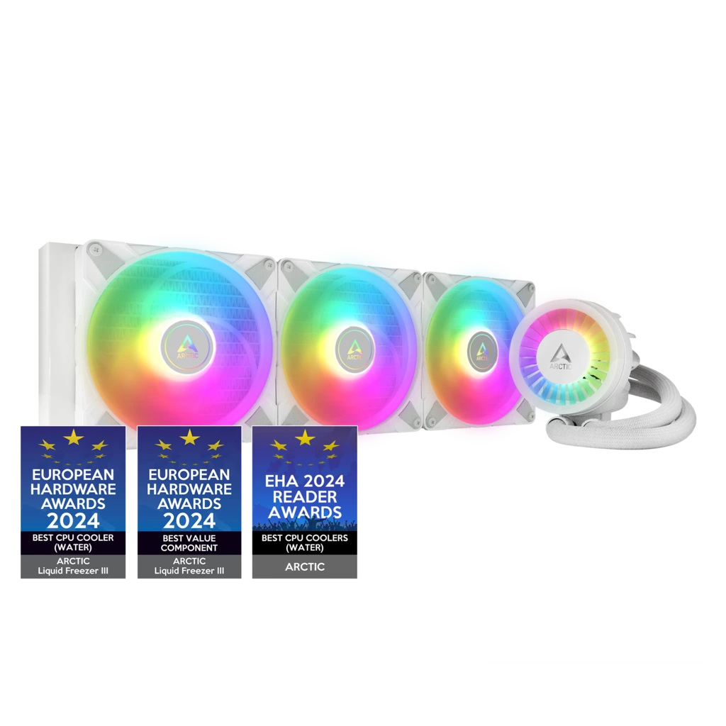 ARCTIC Liquid Freezer III 420 A-RGB 420mm AIO CPU Liquid Cooler-White