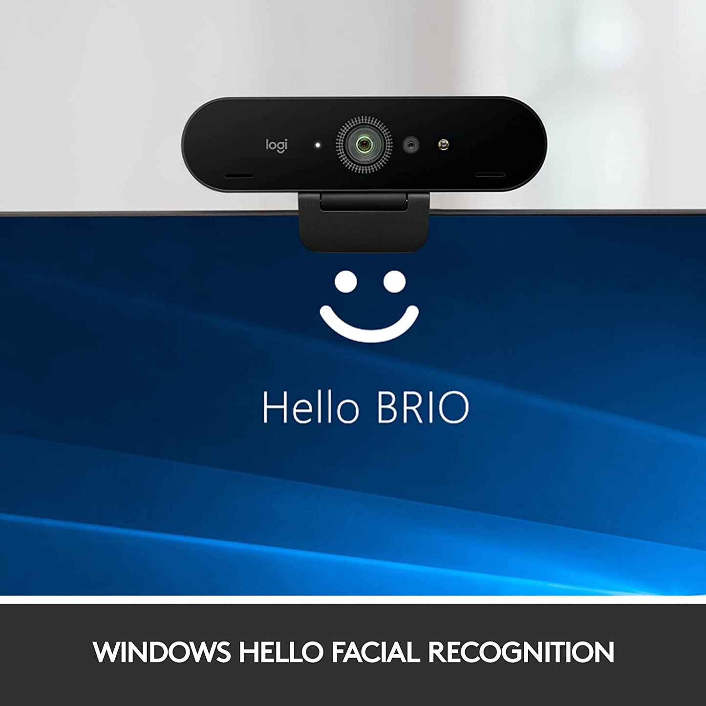 Logitech BRIO Stream 4K Webcam with Noise-Canceling Mics - OEM Pack