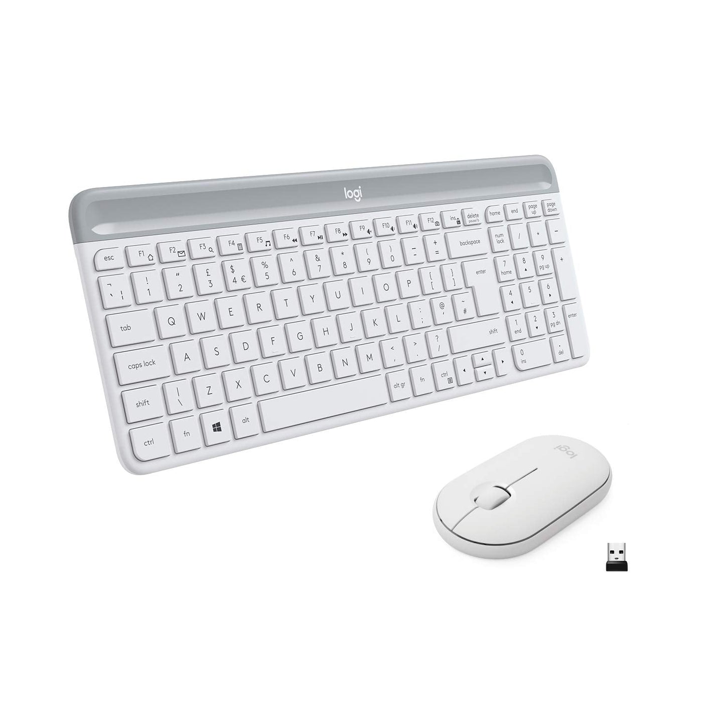 [RePacked] Logitech MK470 Wireless Keyboard and Mouse Combo - White