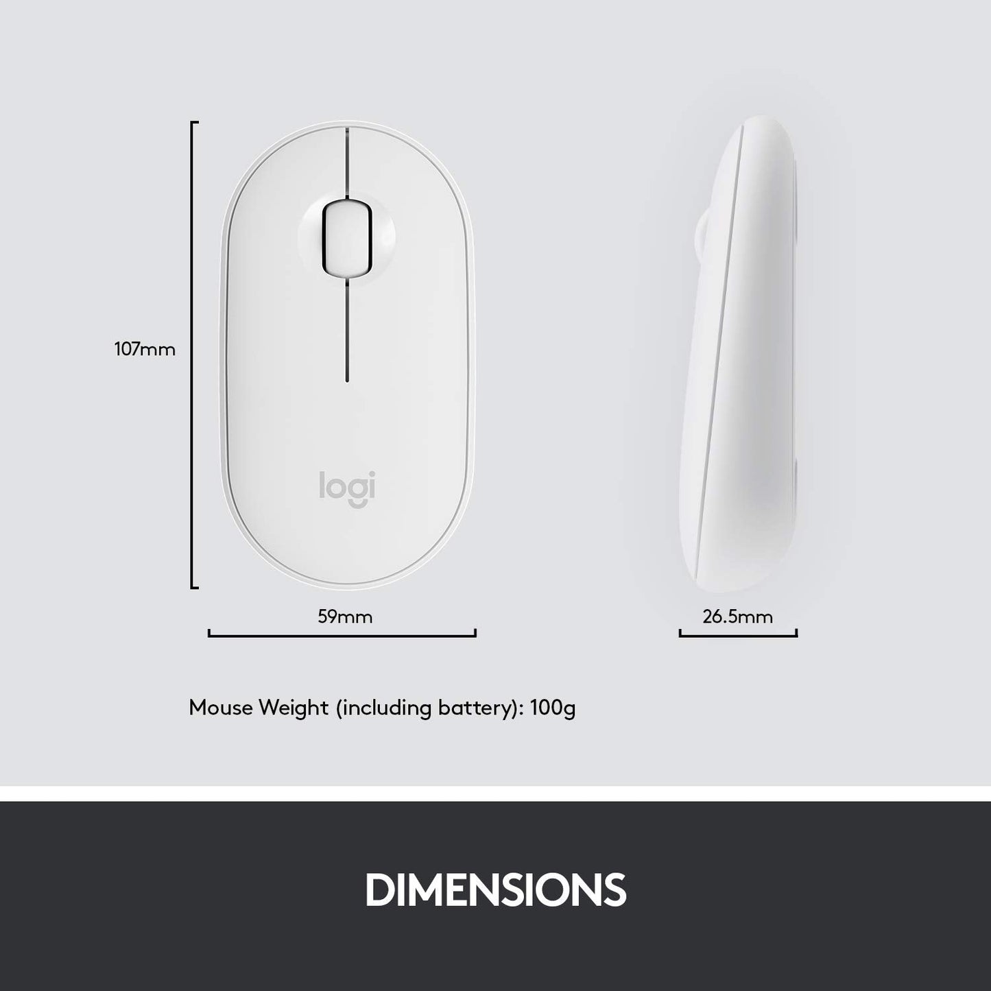 [RePacked] Logitech MK470 Wireless Keyboard and Mouse Combo - White