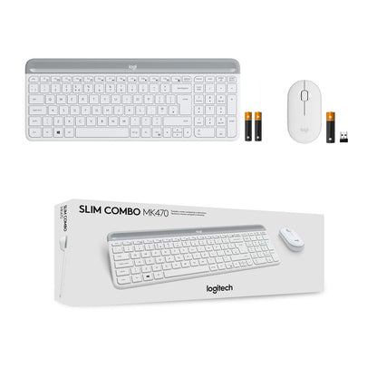[RePacked] Logitech MK470 Wireless Keyboard and Mouse Combo - White