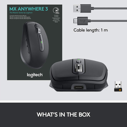 Logitech MX Anywhere 3 Optical Wireless Mouse