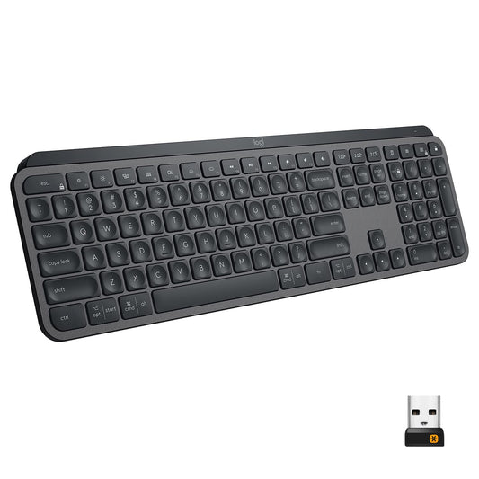 Logitech Mx Keys Advanced Illuminated Wireless Multimedia Keyboard