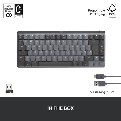 Logitech MX Mechanical Mini Wireless Bluetooth Illuminated Keyboard