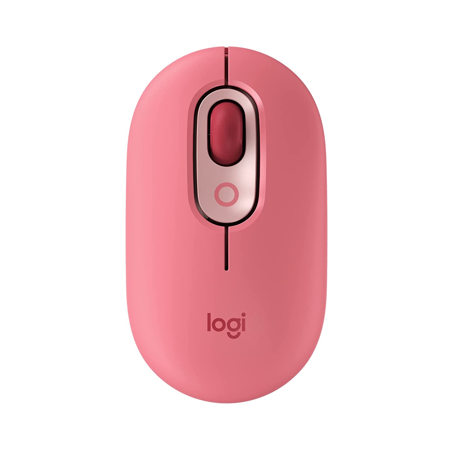 Logitech Mouse Pink Pattern Logitech POP Optical Wireless Mouse Pink - tpstech.in