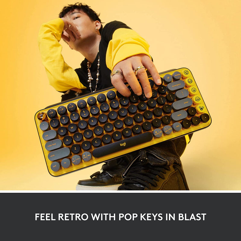 Logitech POP Keys Mechanical Wireless Bluetooth Keyboard