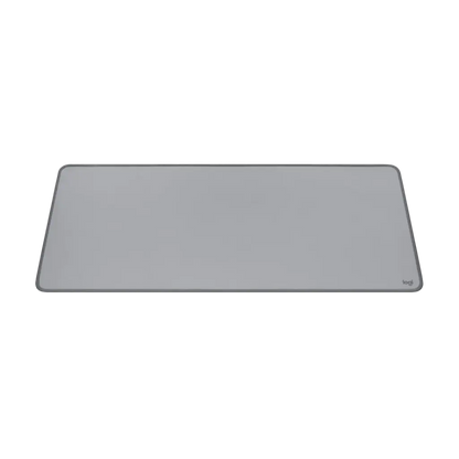 Logitech Desk Mat Studio Series Spill Resistant Anti Slip Soft Fabric Surface - Mid Grey-956-000046-tpstech