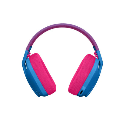 Logitech G435 LIGHTSPEED Wireless & Bluetooth Gaming Headset 18-Hour Battery Life- Blue & Raspberry-tpstech.in