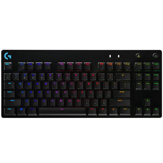 Logitech G PRO Tenkeyless Mechanical Gaming Keyboard with GX Blue Clicky Switches LIGHTSYNC RGB-tpstech.in