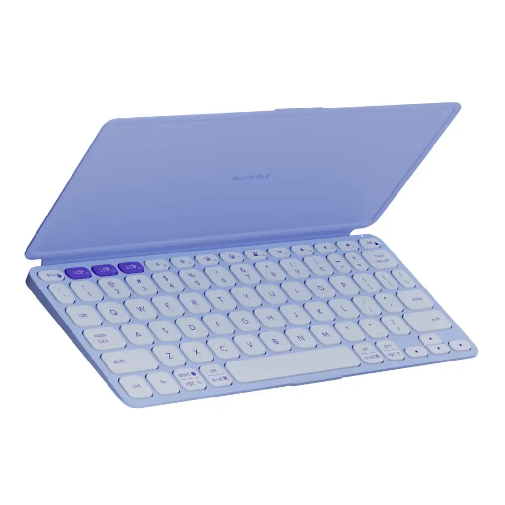 Logitech Keys-To-Go 2 Universal Wireless Bluetooth Keyboard with Built-in Cover - Lilac-tpstech.in