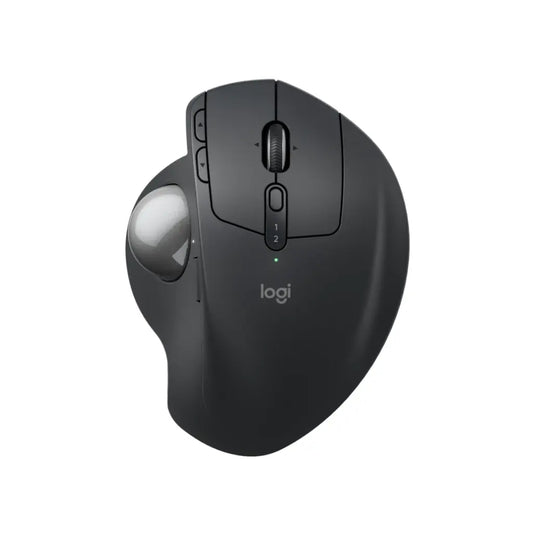 Logitech MX Ergo S Wireless Ergonomic Trackball Mouse USB-C Charging - Graphite-tpstech.in