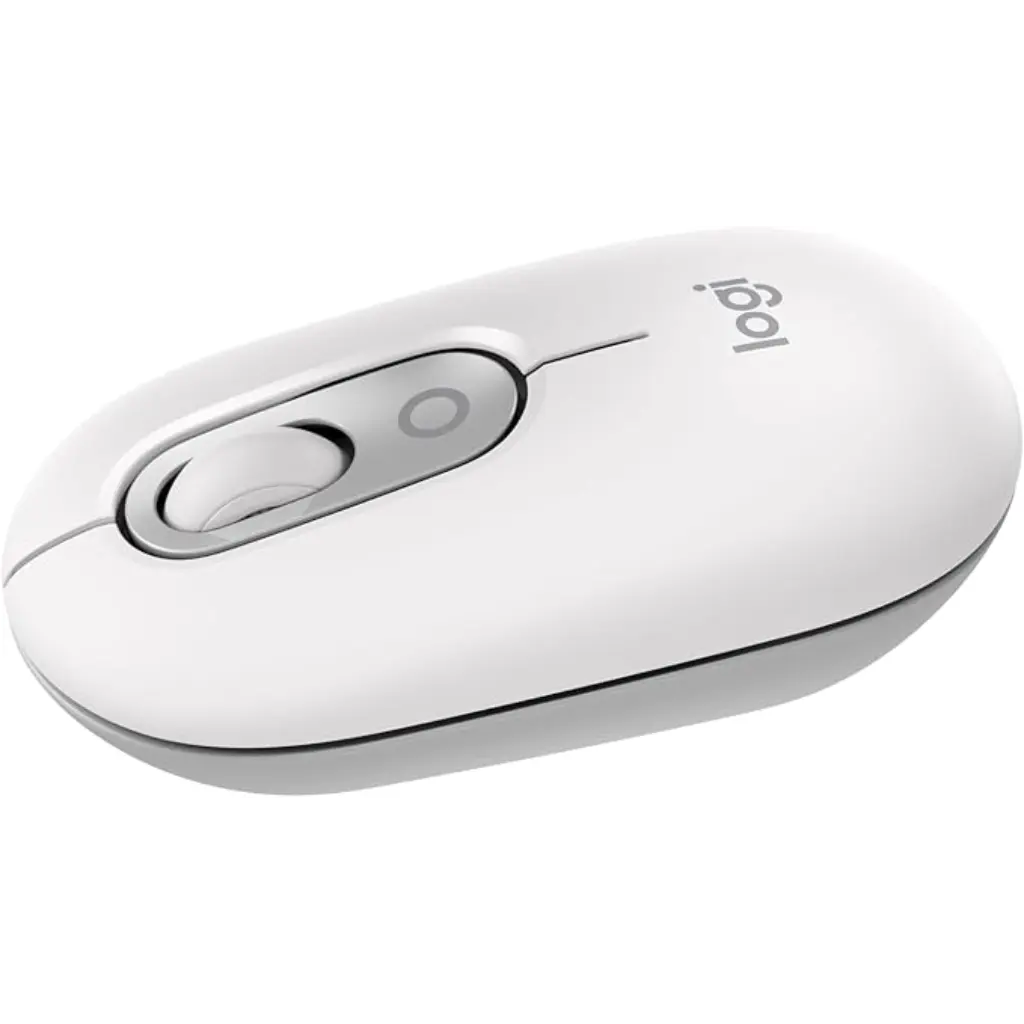 Logitech POP Multi-Device Bluetooth Wireless Mouse with Emoji Button - Off White- 910-007400-tpstech