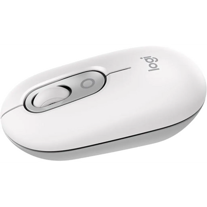 Logitech POP Multi-Device Bluetooth Wireless Mouse with Emoji Button - Off White- 910-007400-tpstech