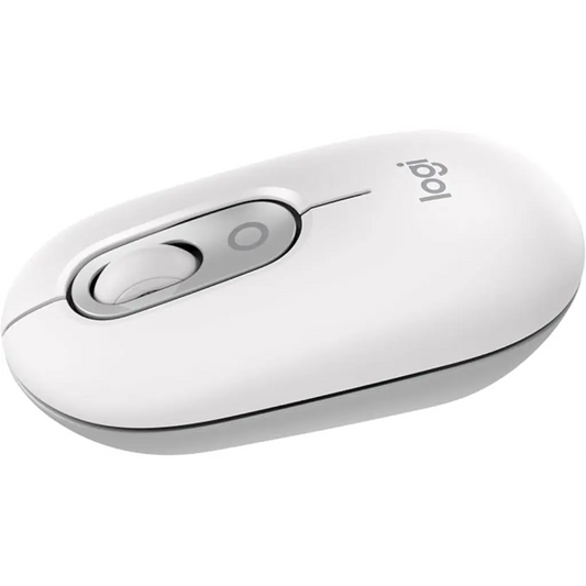 Logitech POP Multi-Device Bluetooth Wireless Mouse with Emoji Button - Off White- 910-007400-tpstech