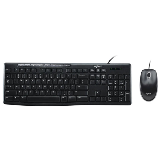 [RePacked] Logitech MK200 Wired Keyboard and Mouse Combo with Spill Resistant Design