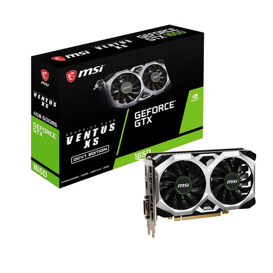 MSI GeForce GTX 1650 D6 Ventus XS 4GB GGDR6 128-Bit Graphics Card
