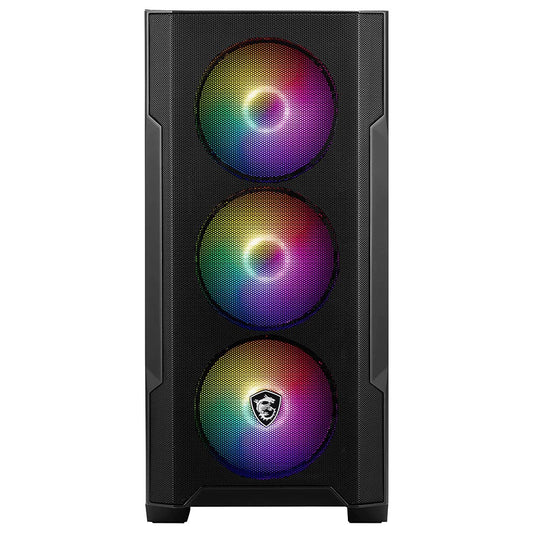 MSI MAG FORGE M100R Mini-ATX ARGB Micro-ATX Tower Gaming Cabinet