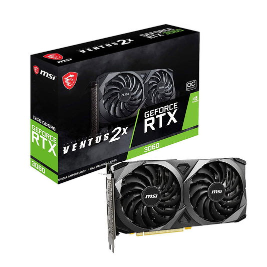 MSI GeForce RTX 3060 VENTUS 2X OC 12GB GDDR6 192-Bit Graphics Card