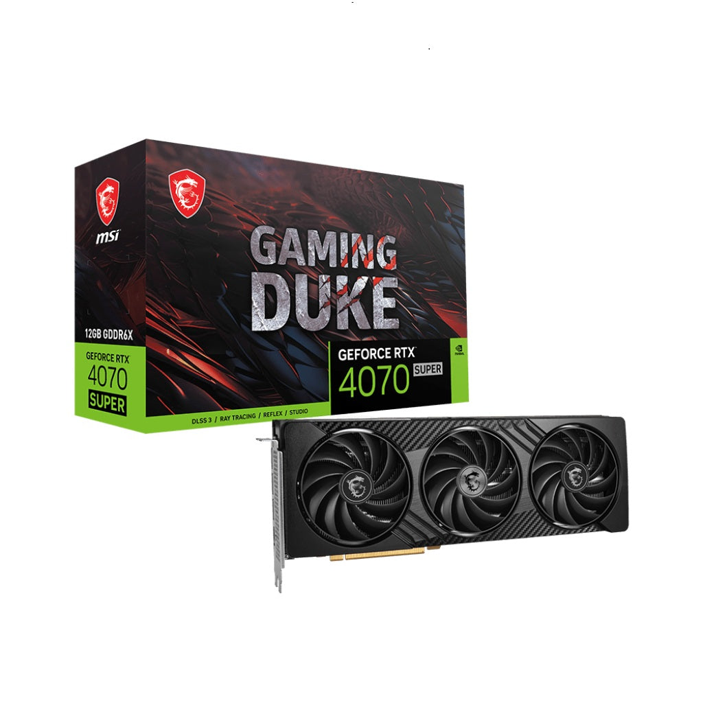 MSI GeForce RTX 4070 SUPER 12G GAMING DUKE 3X Graphics Card