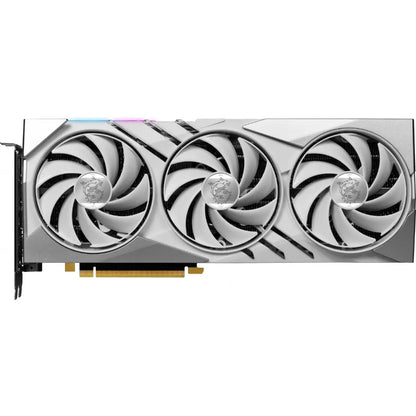 MSI GeForce RTX 4070 Super 12GB GDDR6X Gaming X Slim Graphics Card - White-tpstech.in