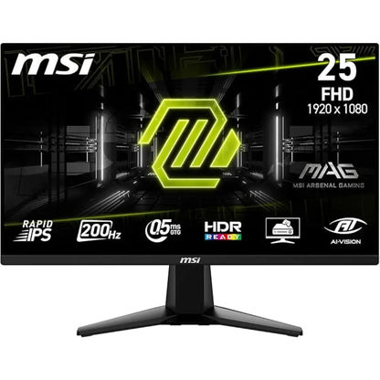 MSI MAG 255F E20 24.5" FHD 200Hz Rapid IPS Gaming Monitor 0.5ms Response Time HDR Ready AMD FreeSync Premium & AI Vision-tpstech.in