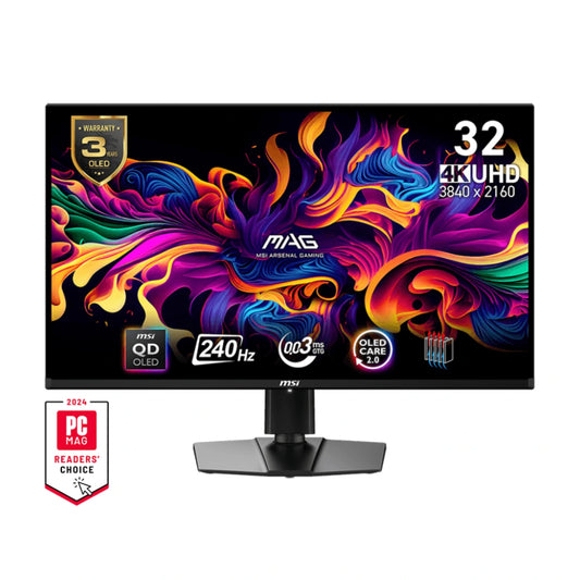 MSI MAG 321UPX QD-OLED 32" 240Mz 4K 0.3ms Gaming Monitor