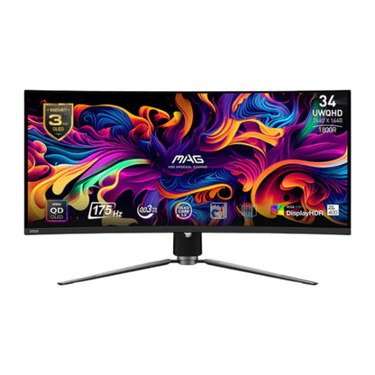 MSI MAG 341CQP QD-OLED 34-inch UWQHD curved gaming monitor