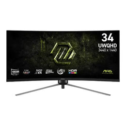 MSI MAG 345CQRF E20 34" 200Hz 0.5ms UWQHD Curved Gaming Monitor-tpstech.in