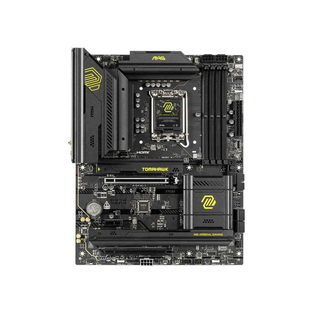 MSI MAG B860 TOMAHAWK WIFI Intel B860 LGA 1851 DDR5 ATX Motherboard with Wi-Fi 7-tpstech.in
