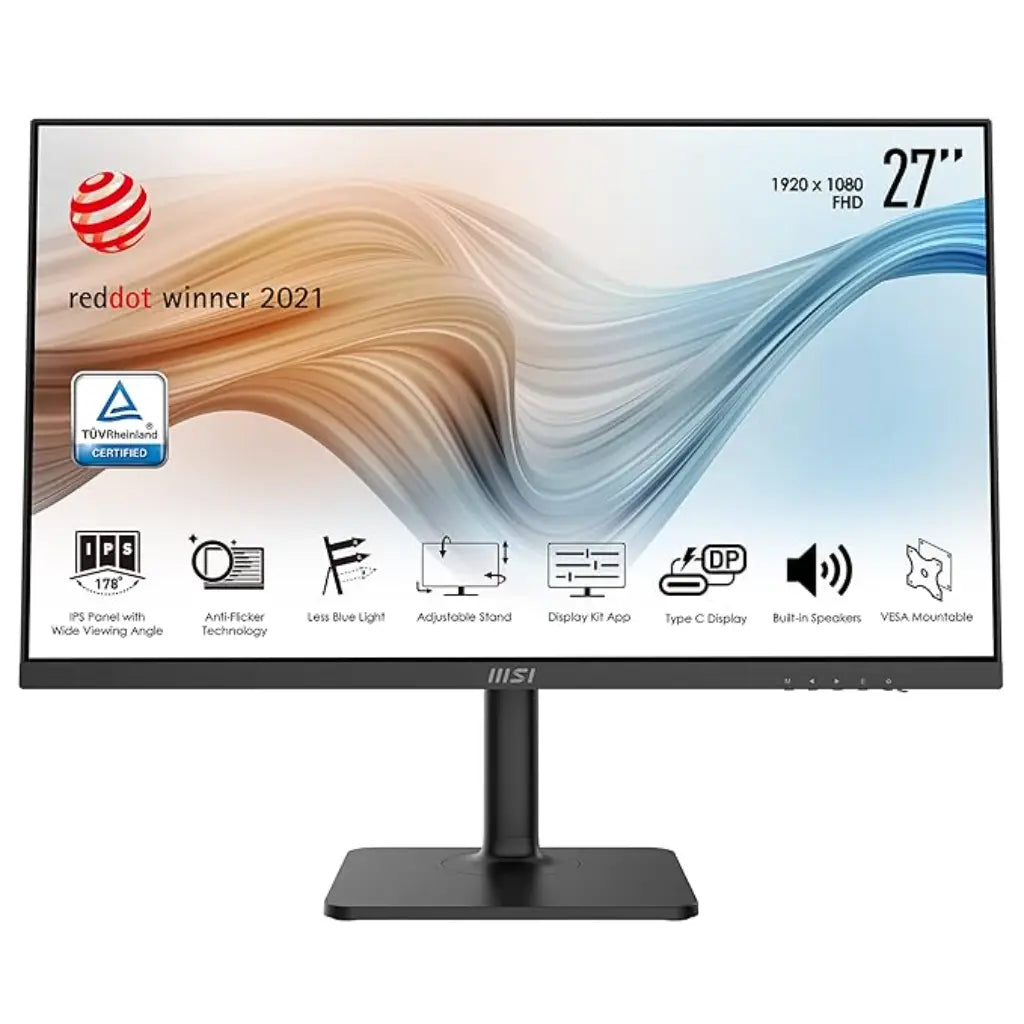 MSI Modern  MD271P  27″ 75Hz IPS FHD Business  Monitor USB‑C-tpstech.in