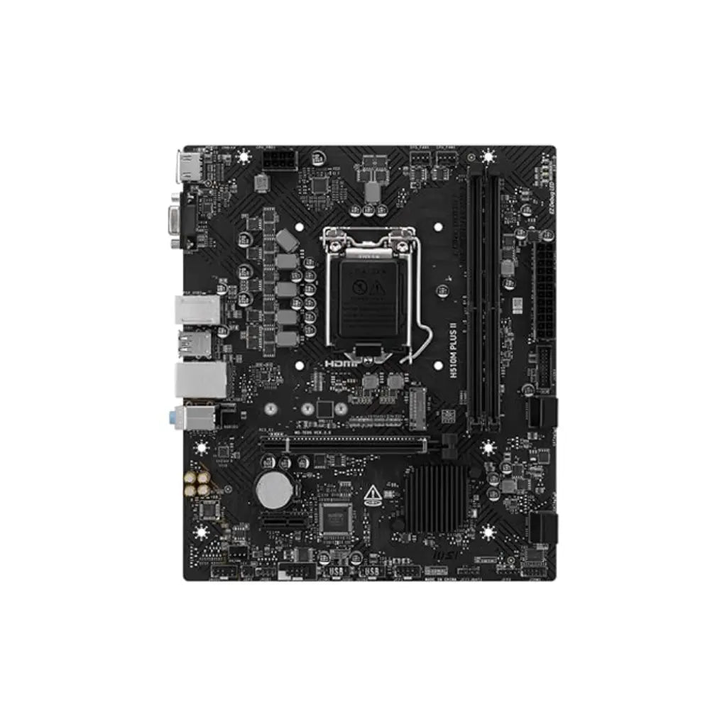 MSI PRO H510M PLUS II Intel Z490 LGA1200 Micro ATX DDR4 Motherboard-tpstech.in