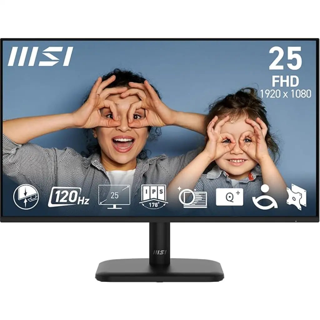 MSI PRO MP251L E2 24.5" 120Hz FHD IPS Monitor 1ms Response Adaptive-Sync-tpstech.in