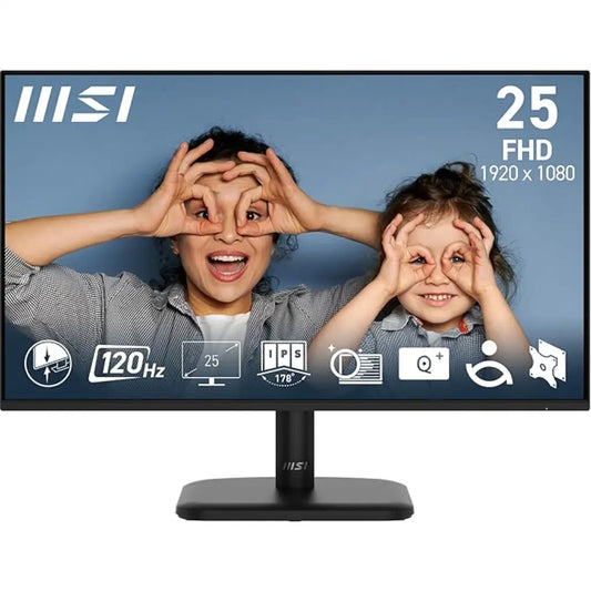MSI PRO MP251L E2 24.5" 120Hz FHD IPS Monitor 1ms Response Adaptive-Sync-tpstech.in